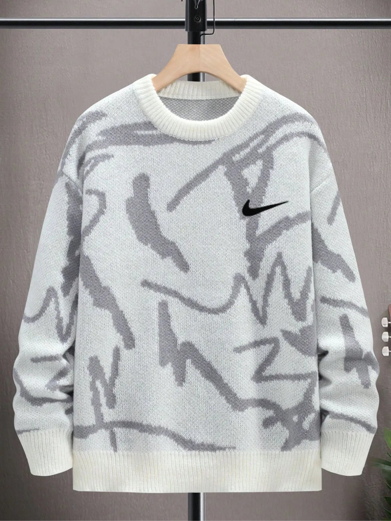 Trendiger Streetwear Strickpullover für Herren – Komfortabler Oversize Look in Limitierter Auflage