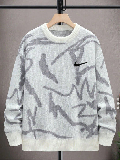 Trendiger Streetwear Strickpullover für Herren – Komfortabler Oversize Look in Limitierter Auflage