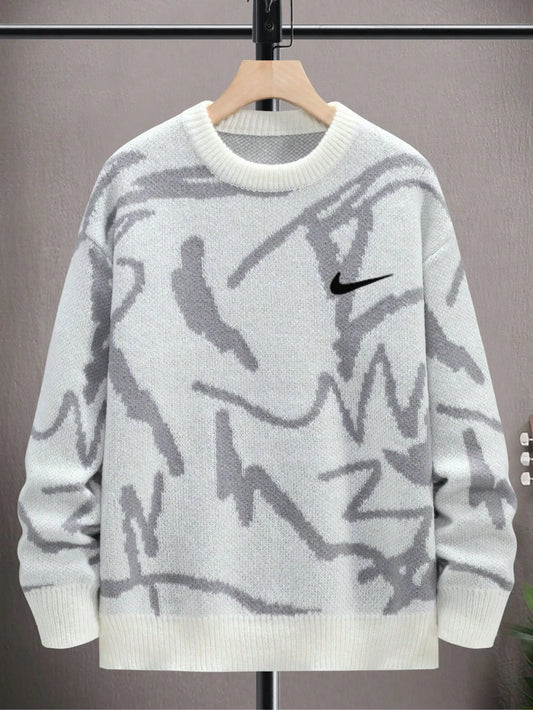 Trendiger Streetwear Strickpullover für Herren – Komfortabler Oversize Look in Limitierter Auflage