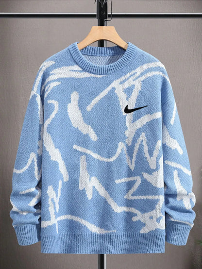 Trendiger Streetwear Strickpullover für Herren – Komfortabler Oversize Look in Limitierter Auflage